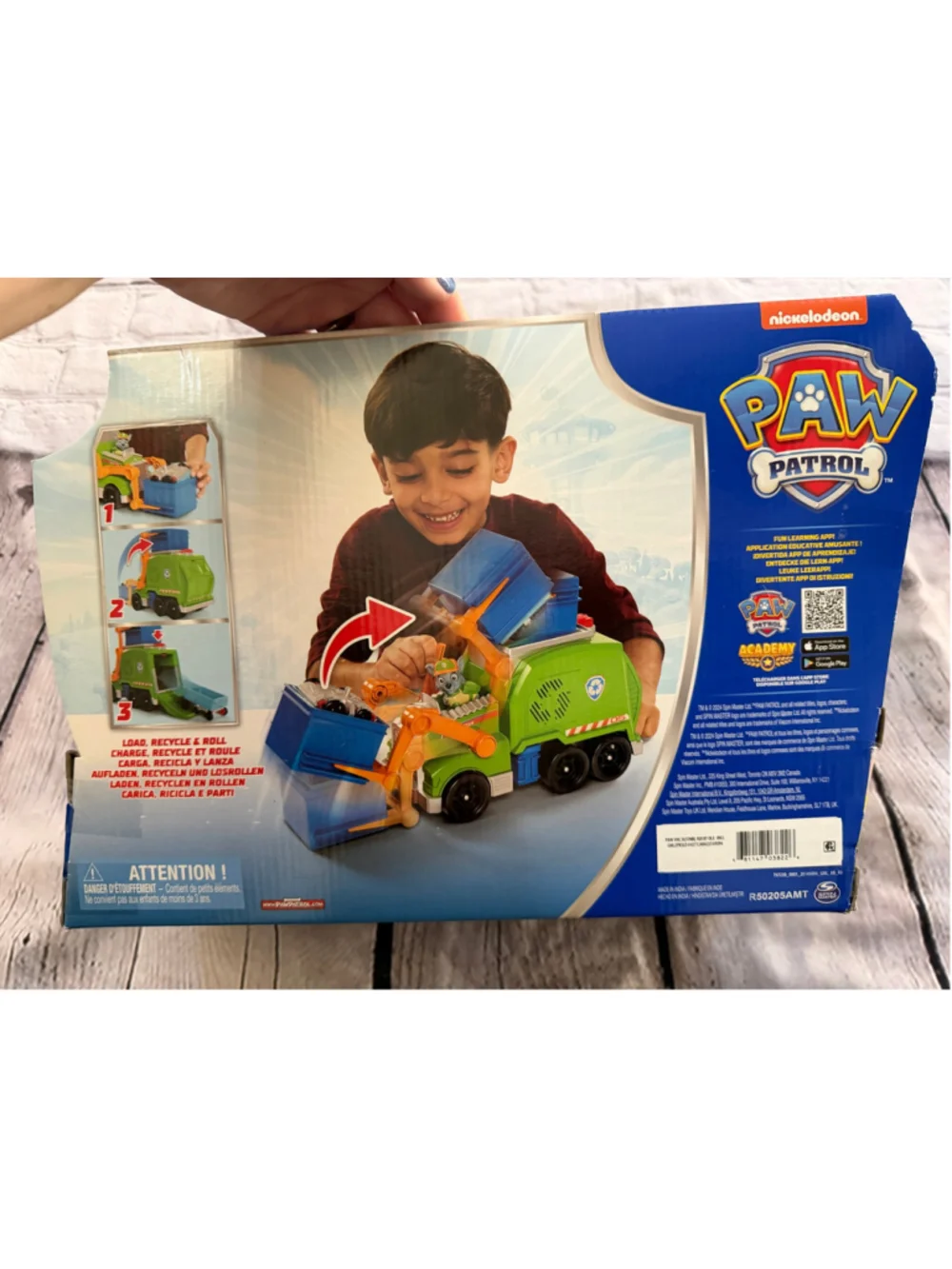 NEW Paw Patrol Rocky's Recycling Truck Toy One Size Green Orange